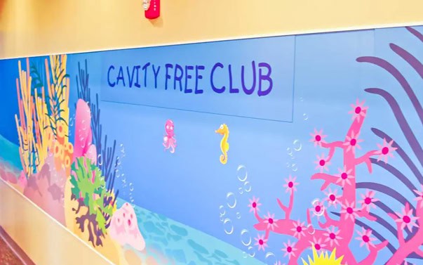 Cavity Free Club Underwater Wall Mural