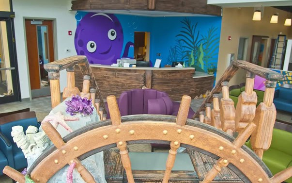 Children Dentistry Reception Ocean Theme