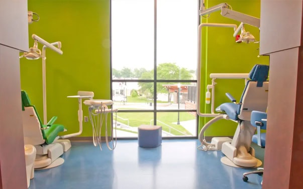 Pediatric Dentistry Treatment Room Window View